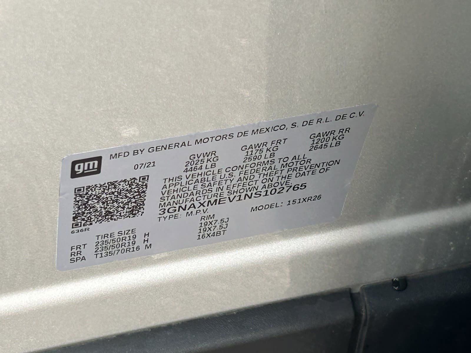 Used 2022 Chevrolet Equinox RS w/ RS Leather Package FWD image 34