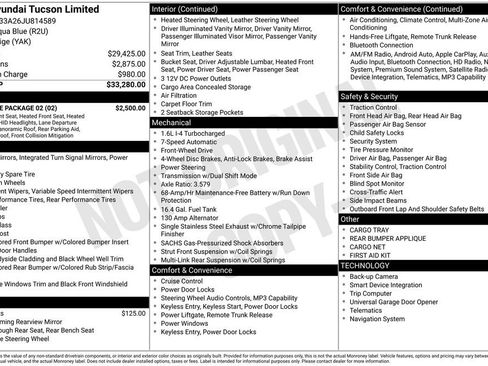 Used 2018 Hyundai Tucson Limited w/ Ultimate Package 02 FWD image 35