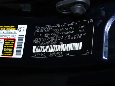 Used 2026 Toyota Sienna LE AWD/4WD image 19