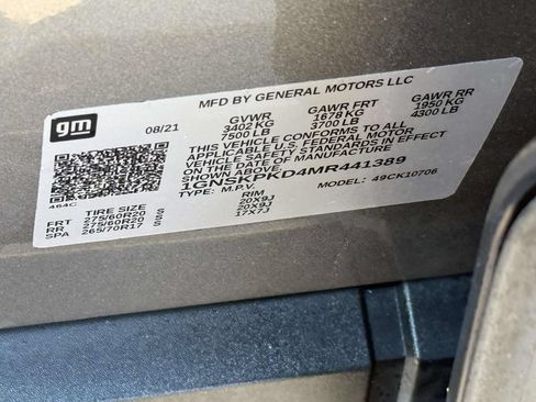 Used 2021 Chevrolet Tahoe Z71 AWD/4WD image 35
