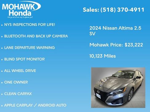 Used 2024 Nissan Altima 2.5 SV AWD/4WD image 7