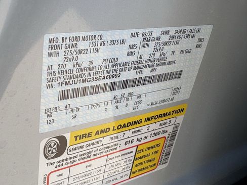 New 2025 Ford Expedition Platinum w/ Platinum Ultimate Package image 60