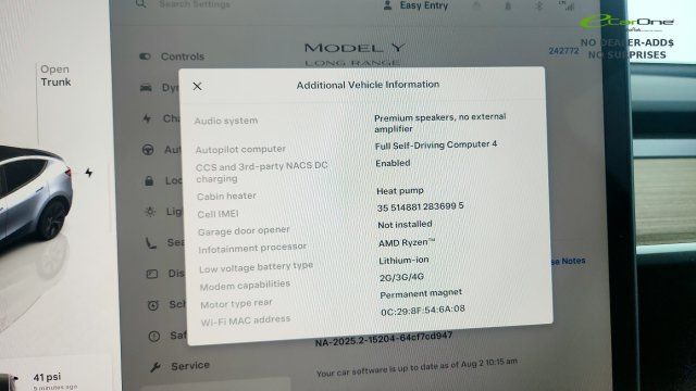 Used 2025 Tesla Model Y Long Range RWD image 43