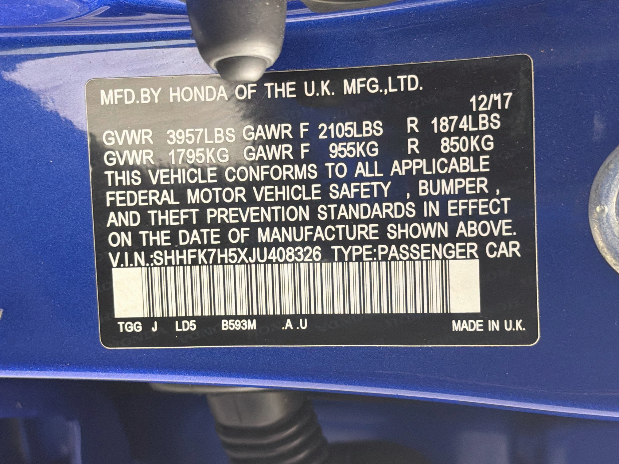 Used 2018 Honda Civic EX image 12