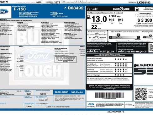 Used 2020 Ford F150 XLT w/ Trailer Tow Package AWD/4WD image 3