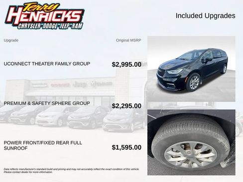 Used 2021 Chrysler Pacifica Touring-L w/ Uconnect Theater Family Group AWD/4WD image 8