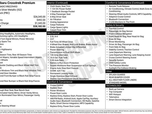 Used 2024 Subaru Crosstrek 2.0i Premium image 8