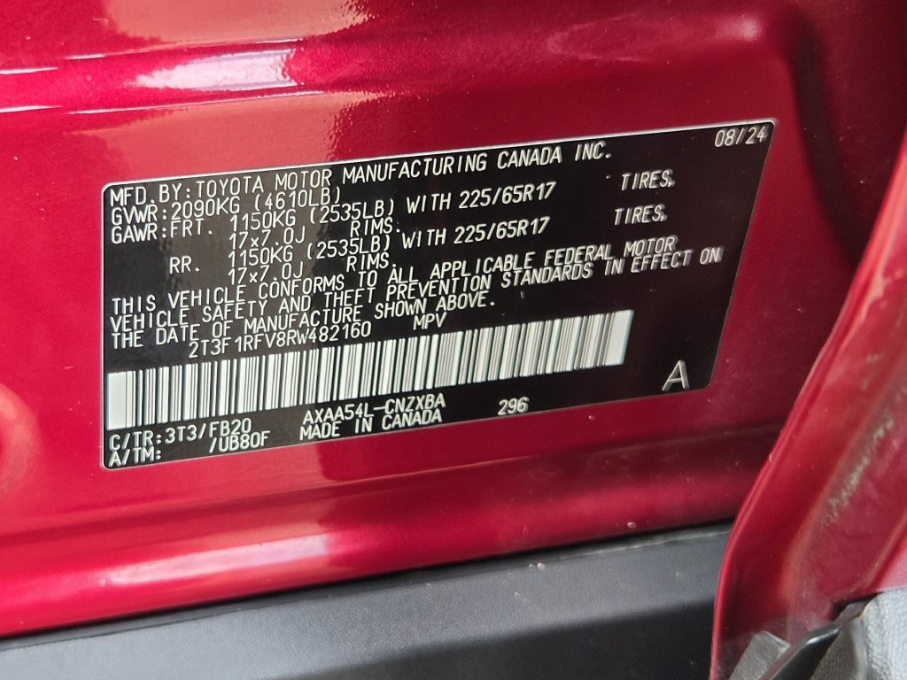 Used 2024 Toyota RAV4 LE AWD/4WD image 25