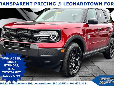 New 2025 Ford Bronco Sport Big Bend w/ Black Appearance Package image 1