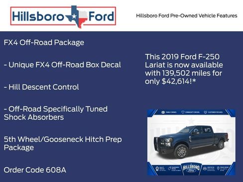 Used 2019 Ford F250 Lariat w/ Lariat Ultimate Package AWD/4WD image 3
