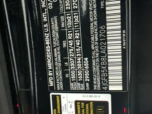 Certified 2020 Mercedes-Benz GLE 450 4MATIC image 31