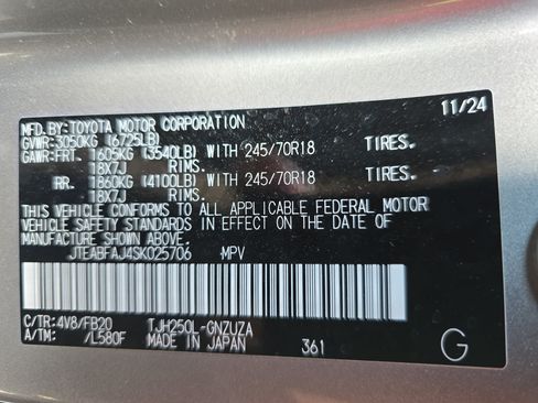Used 2025 Toyota Land Cruiser 1958 AWD/4WD image 31
