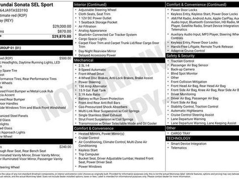 New 2026 Hyundai Sonata SEL image 4