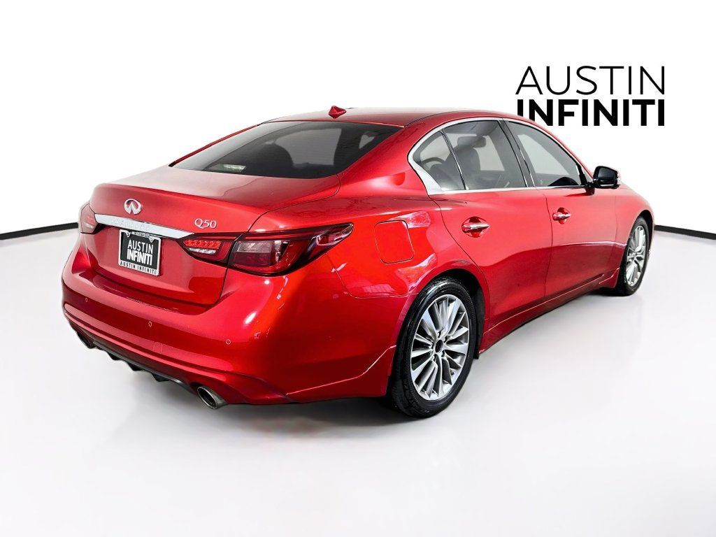 Certified 2023 INFINITI Q50 Luxe w/ Cargo Package RWD image 10