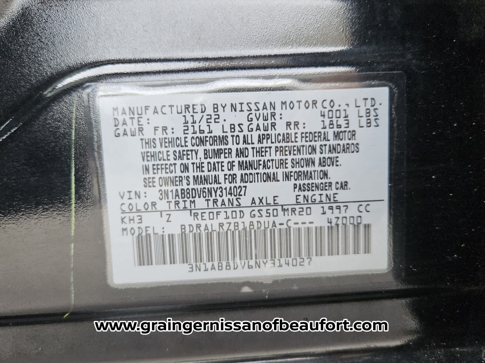 Used 2022 Nissan Sentra SR w/ Midnight Edition FWD image 7