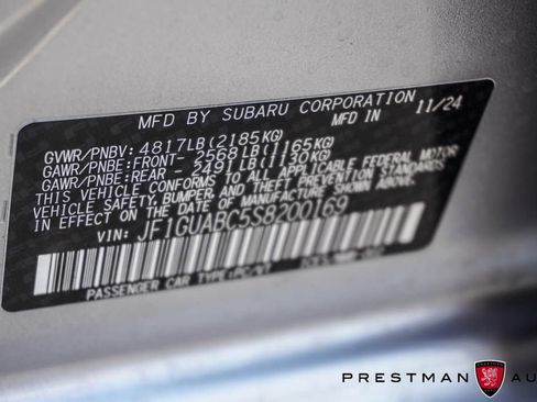 Used 2025 Subaru Impreza 2.0i AWD/4WD image 15