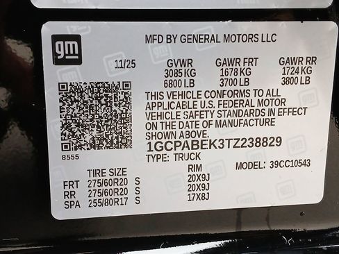 New 2026 Chevrolet Silverado 1500 Custom w/ Turbomax Blackout Package image 35