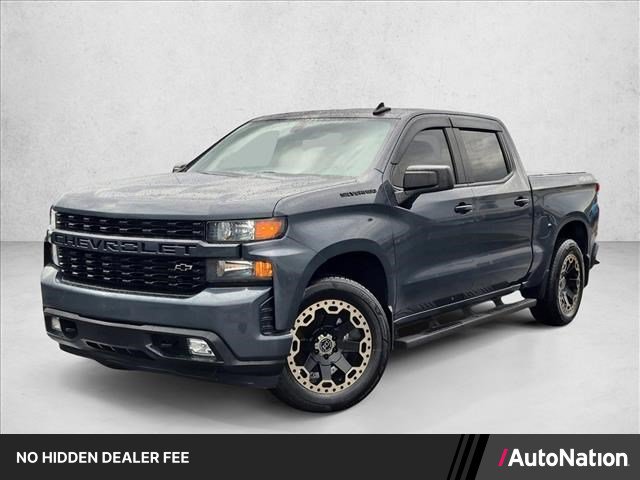 Certified 2021 Chevrolet Silverado 1500 Custom w/ LPO, Dark Essentials Package AWD/4WD image 1