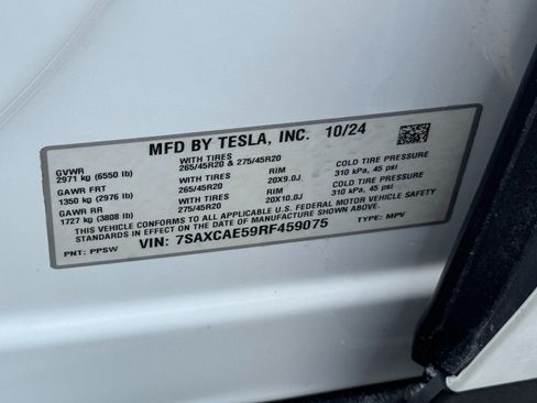 Used 2024 Tesla Model X AWD/4WD image 50