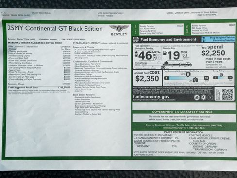 Used 2025 Bentley Continental GT AWD/4WD image 21