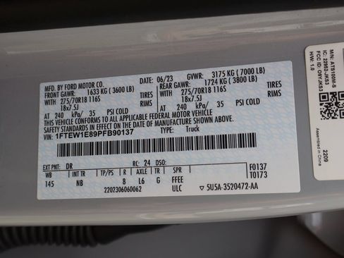 Used 2023 Ford F150 Tremor w/ Equipment Group 402A High AWD/4WD image 39