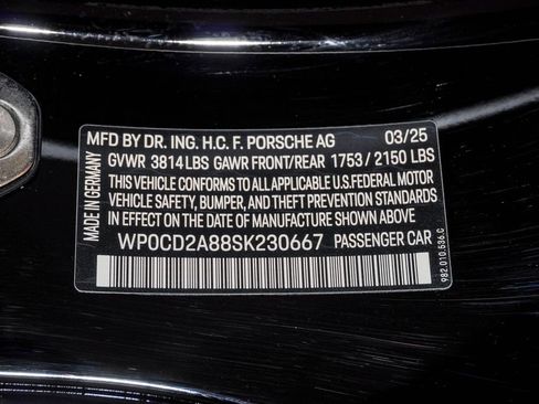 Certified 2025 Porsche 718 Boxster GTS RWD image 36