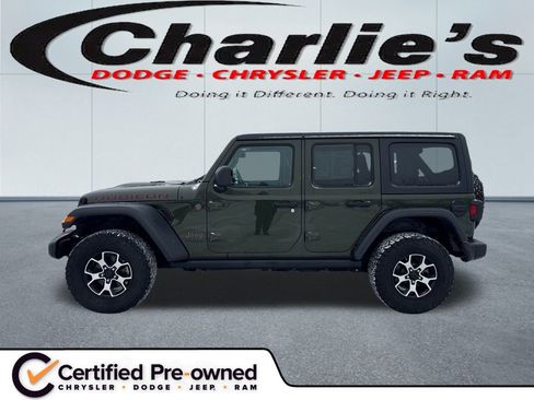 Certified 2021 Jeep Wrangler Unlimited Rubicon w/ Cold Weather Group image 1