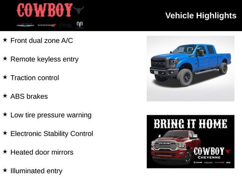 Used 2016 Ford F250 Lariat w/ Lariat Ultimate Package AWD/4WD image 2