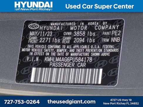 Certified 2023 Hyundai Elantra SEL FWD image 31