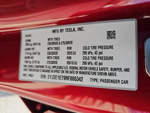 Used 2024 Tesla Model 3 Performance AWD/4WD image 27
