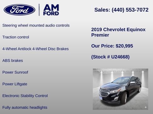 Used 2019 Chevrolet Equinox Premier FWD image 32