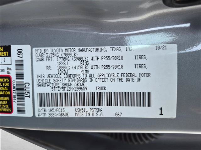 Used 2021 Toyota Tundra SR5 RWD image 14