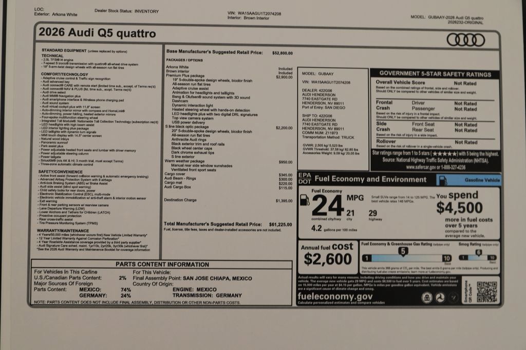 New 2026 Audi Q5 Premium Plus AWD/4WD image 33