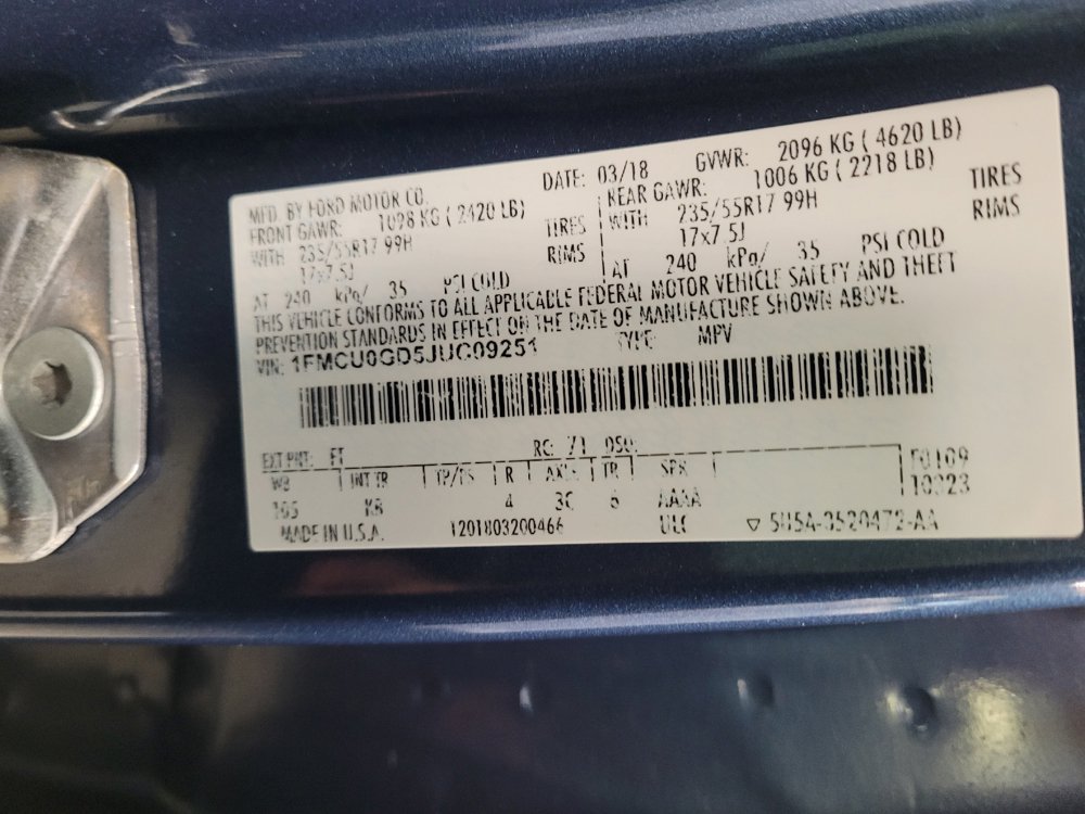 Used 2018 Ford Escape SE FWD image 33