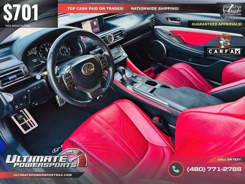 Used 2017 Lexus RC F w/ Premium Package RWD image 15
