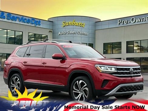 Used 2021 Volkswagen Atlas SEL Premium AWD/4WD image 1
