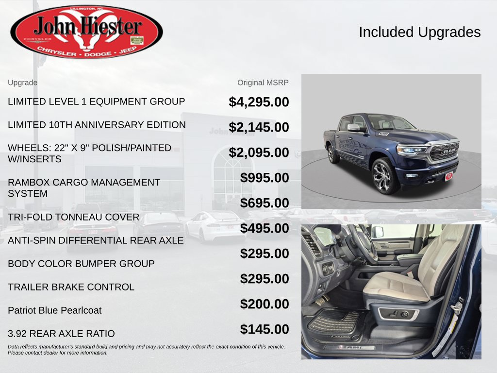 Certified 2022 RAM 1500 Limited AWD/4WD image 3