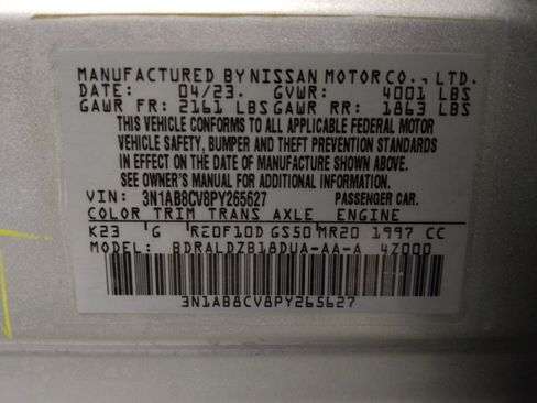 Used 2023 Nissan Sentra SV FWD image 33