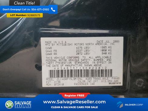 Used 2009 Mitsubishi Galant FWD image 16