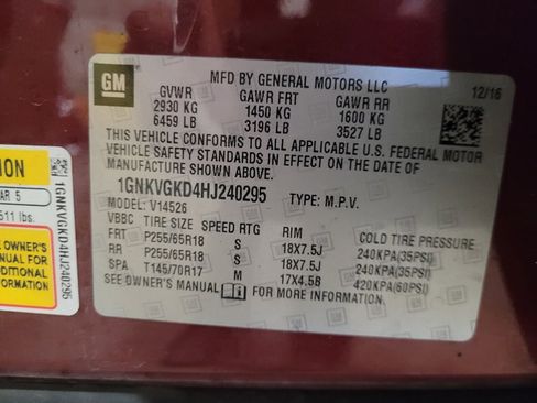 Used 2017 Chevrolet Traverse LT w/ LPO, 'HIT The Road' Package AWD/4WD image 33