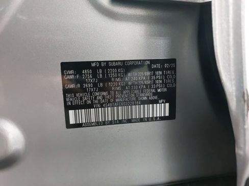 Used 2025 Subaru Outback Premium image 37