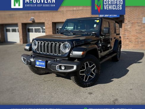 Used 2024 Jeep Wrangler Unlimited Sahara w/ Technology Group AWD/4WD image 1