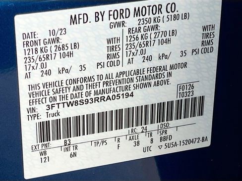 Used 2024 Ford Maverick Lariat w/ FX4 Off-Road Package image 32