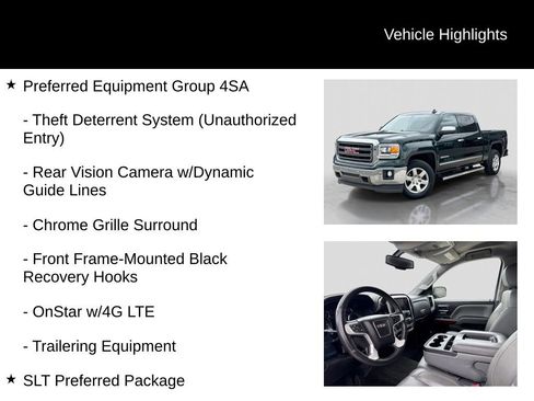 Used 2015 GMC Sierra 1500 SLT w/ SLT Preferred Package AWD/4WD image 26