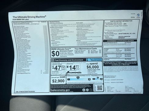Used 2026 BMW XM Label Red AWD/4WD image 30