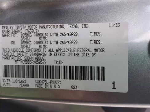 Used 2024 Toyota Tundra Platinum image 28