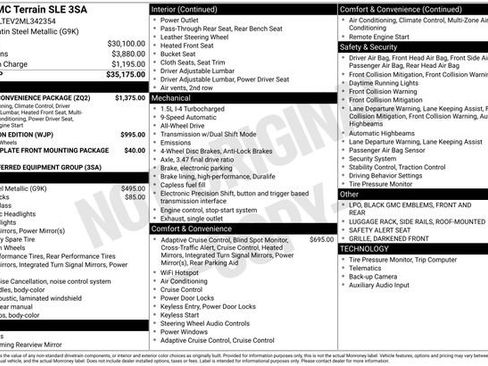 Used 2021 GMC Terrain SLE w/ Driver Convenience Package image 38