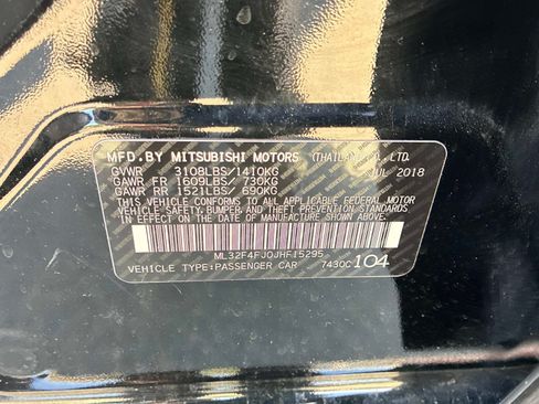 Used 2018 Mitsubishi Mirage G4 SE FWD image 20