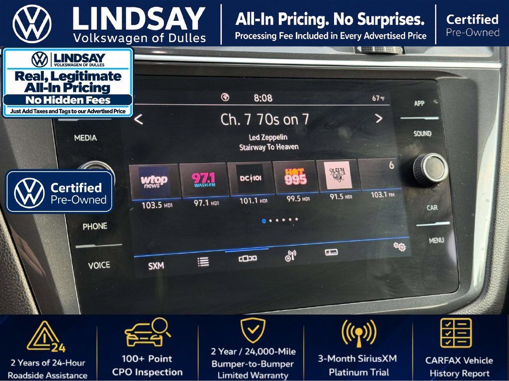 Used 2023 Volkswagen Tiguan SE w/ Panoramic Sunroof Package FWD image 18
