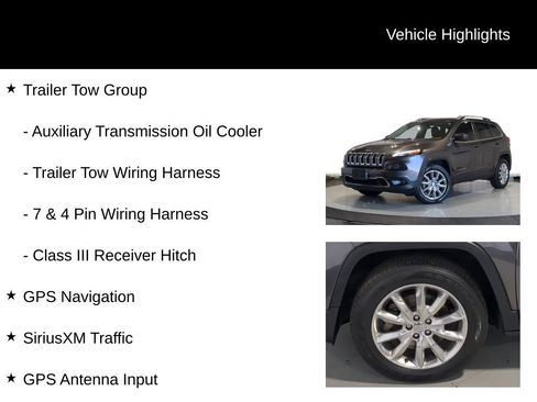 Used 2016 Jeep Cherokee Limited w/ Luxury Group AWD/4WD image 13